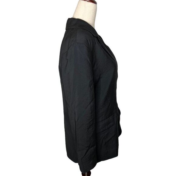 Madewell Relaxed Blazer in Softdrape Black Size L. NWT. - Picture 14 of 16